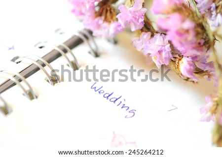 wedding agenda