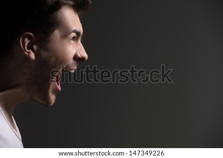 Man Shouting Stock Photos, Images, & Pictures | Shutterstock