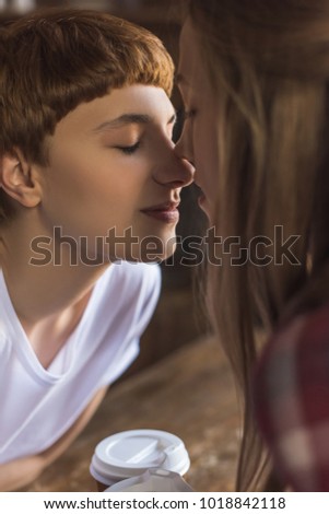 Holly Heart Free close up lesbian