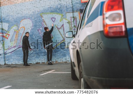 cans car painting using aerosol & Images, Free Vandalism Stock Royalty Images Vectors