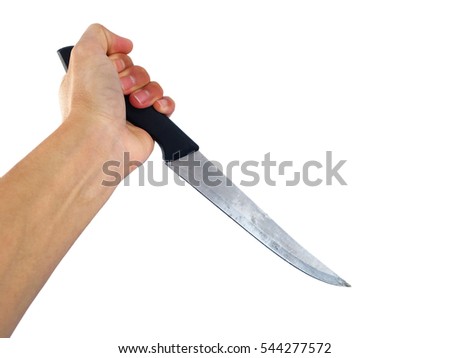 Woman Hand Holds Knife Kill Stock Photo 227113126 - Shutterstock