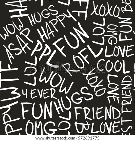 Seamless Abstract Pattern C White Words Stock Vector Shutterstock Seamless Abstract Pattern C White Words Stock Vector Shutterstock