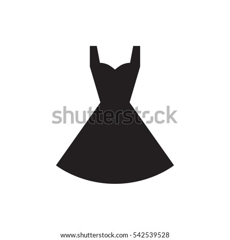 Dress Icon Illustration Isolated Vector Sign Stock Vector 542539528 ...