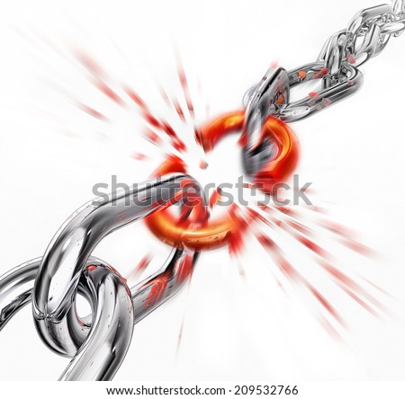 Image result for CLIP ART OF CHANINS FALLING OFF