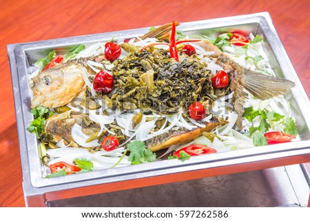 braised fish with pickle