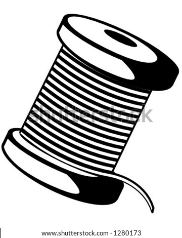 Download Spool Thread Stock Vector 1280173 - Shutterstock