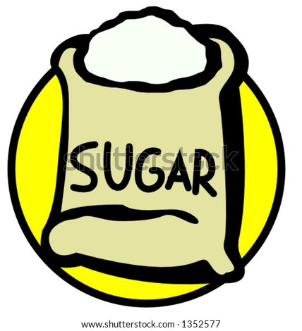 Sugar Bag Stock Vector 1352577 - Shutterstock