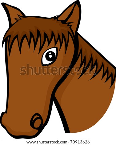 Cartoon Horse Head Stock Images, Royalty-Free Images & Vectors