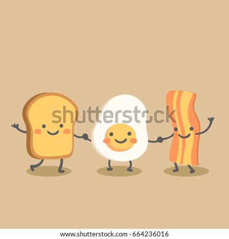 Cartoon Eggs And Bacon Stock Images, Royalty-Free Images & Vectors ...