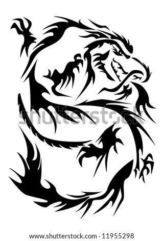 Tribal Scorpion Tattoo Stock Vector 9850396 - Shutterstock
