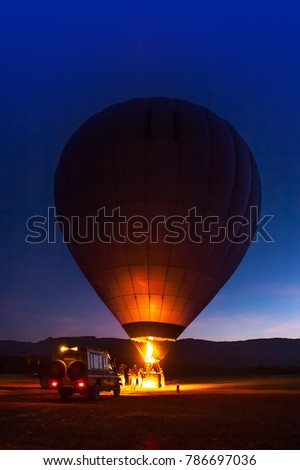 hot air balloon and adult supervision hot air balloon and adult supervision