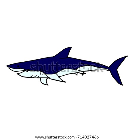 Shovelnose Shark On White Background Stock Photo 885804 - Shutterstock