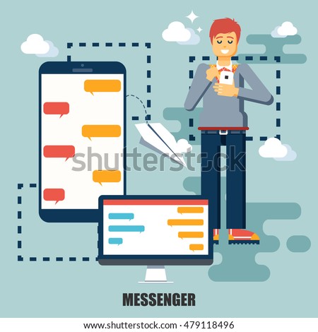 IM Chat Clip Art