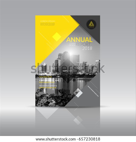 annual report cover flyer presentation brochure stock vector annual report cover flyer presentation brochure stock vector, Presentation Front Page Template, Presentation templates