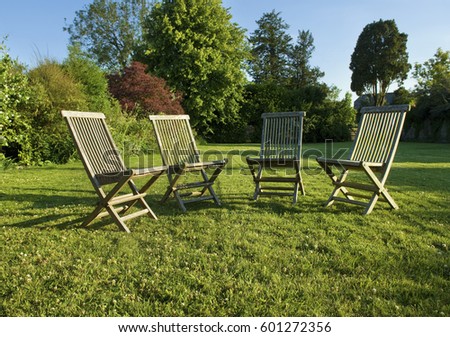 Garden Furniture On Grass garden chair stock images, royalty-free images & vectors Garden Furniture On Grass garden chair stock images, royalty-free images & vectors