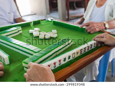 Image result for mahjong table picture