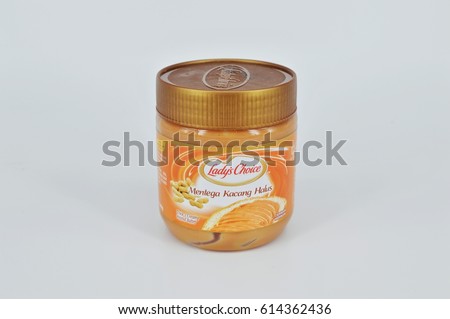 PUCHONG, MALAYSIA - 3, APRIL 2017 : Lady's Choice peanut butter. Lady's Choice is a product by Unilever, a British-Dutch company and the world's largest producer of food spread.