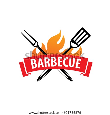 Barbecue party logo