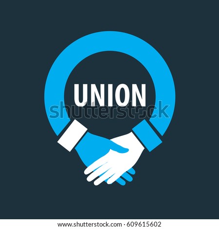 Vector Logo Handshake Stock Vector 609615602 - Shutterstock