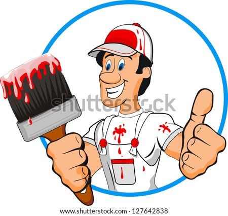 Painter Stock Vector (Royalty Free) 127642838 - Shutterstock