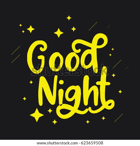 Good Night Logo Vector Template Stock Vector 623659508 - Shutterstock