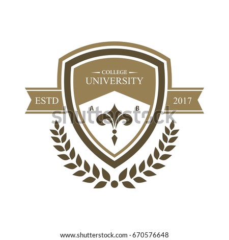 University Education Logo Design Stock Vector 670576648 - Shutterstock