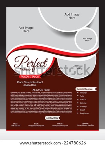 Skin Care Flyer Stock Images Royalty Free Images Vectors Shutterstock Free Skin Care Brochure Templates
