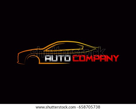 Auto Car Logo Template Vector Icon Stock Vector 658705738 - Shutterstock