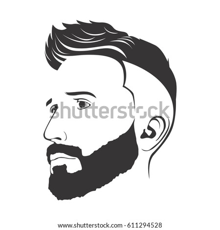 Cartoon Haircut Style Stock Vector 611294528 - Shutterstock