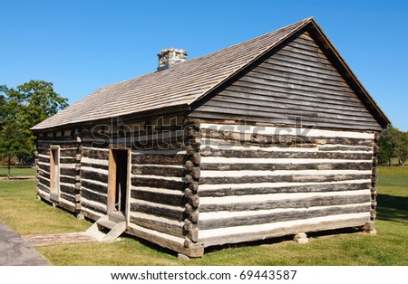 Historic 1863 Cabin First Home Built Stock Photo 188647328 - Shutterstock