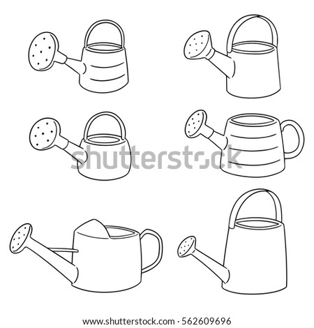 Watering Can Sketch Stock Images, Royalty-Free Images & Vectors