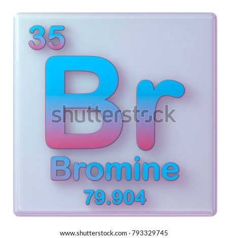 bromine chemical element number 35 of the periodic table 3d illustration - Bromine Periodic Table Atomic Number bromine chemical element number 35 of the periodic table 3d illustration - Bromine Periodic Table Atomic Number