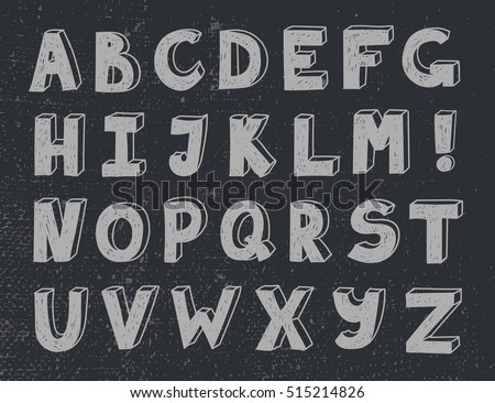 letter fonts for posters