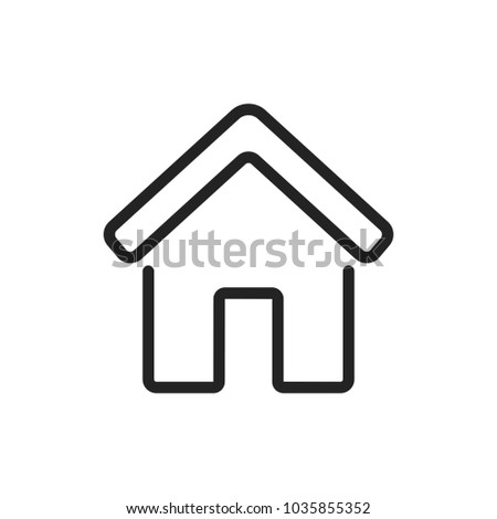 minimalist home icon