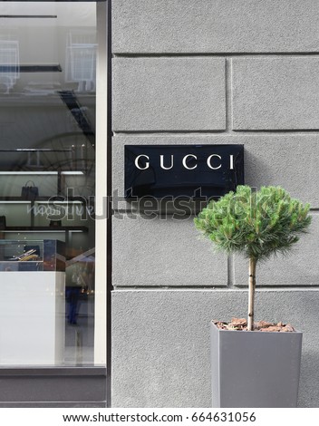 Gucci store - Ukraine, Kiev - June 17, 2017