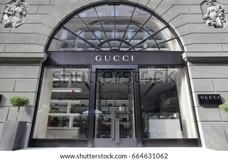 Gucci store - Ukraine, Kiev - June 17, 2017