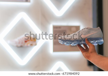 Nike Air VaporMax in hand - Ukraine, Kiev - July 2, 2017