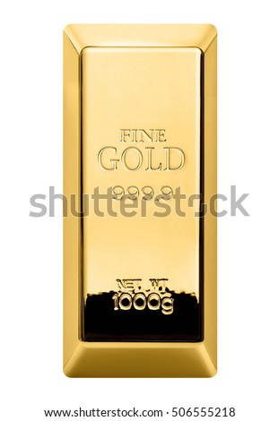 Download Gold Bar Isolated On White Background Stock Photo ... Yellowimages Mockups