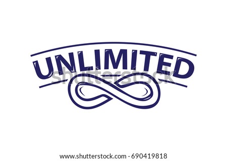 infinity symbol unlimited word icon design stock vector infinity symbol unlimited word icon design stock vector