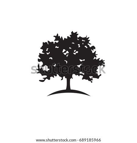 Oak Tree Logo Vector Stock Vector 724137991 - Shutterstock