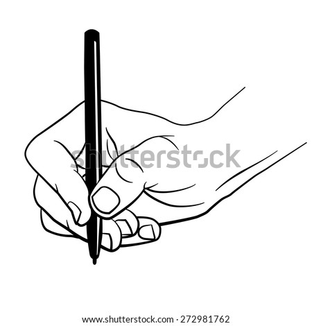 Hand Writing Stock Vector 359341463 - Shutterstock