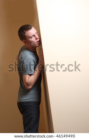 Peeking around Stock Photos, Images, & Pictures | Shutterstock