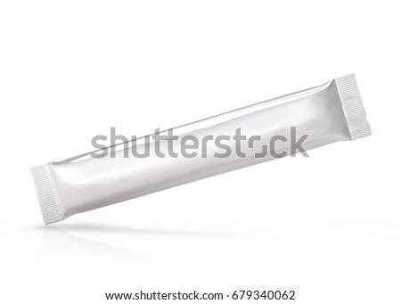 Download Blank Stick Pack Mockup 3 D Rendering Stock Illustration 679340062 - Shutterstock