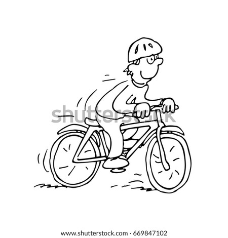 Little Girl Riding Bicycle Stock Vector 628252241 - Shutterstock