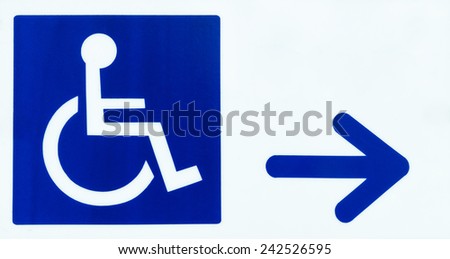 handicap entrance sign stock photo royalty free 242526595