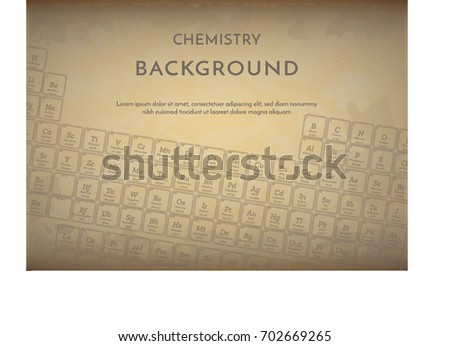 old style vintage background with periodic table of the elements - Periodic Table Of Elements Vintage old style vintage background with periodic table of the elements - Periodic Table Of Elements Vintage