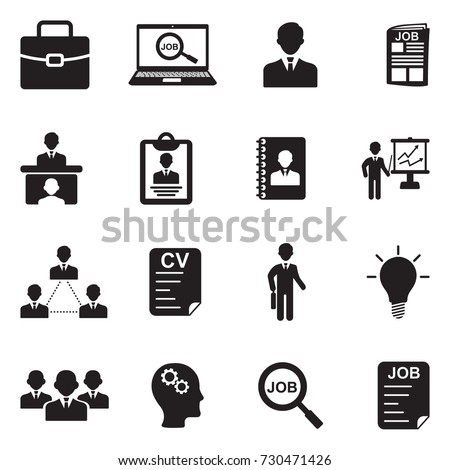 Job Icons Stock Images, Royalty-Free Images & Vectors | Shutterstock