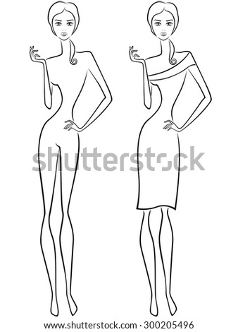 Woman Drawing Line Stock Photos, Images, & Pictures | Shutterstock