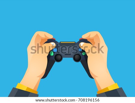 Video Game Controller Hand Isolated On Stock Photo 55558327 - Shutterstock