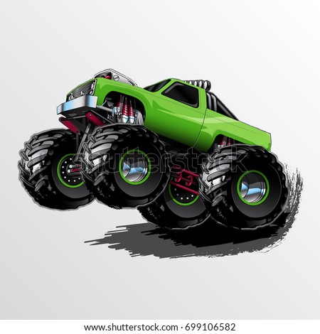 Monster Truck Stock Vector 108272681 - Shutterstock